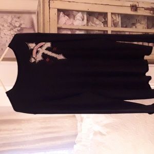 Affliction mens XL Black long sleeve shirt